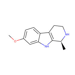 COc1ccc2c3c([nH]c2c1)[C@H](C)NCC3 ZINC000000898242