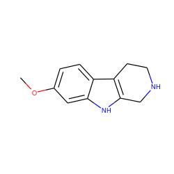 COc1ccc2c3c([nH]c2c1)CNCC3 ZINC000013587968