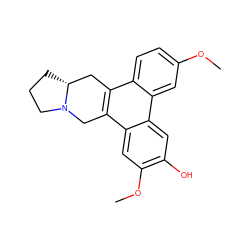 COc1ccc2c3c(c4cc(OC)c(O)cc4c2c1)CN1CCC[C@@H]1C3 ZINC000014824801