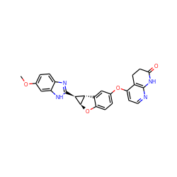 COc1ccc2nc([C@@H]3[C@@H]4Oc5ccc(Oc6ccnc7c6CCC(=O)N7)cc5[C@H]43)[nH]c2c1 ZINC000150322401