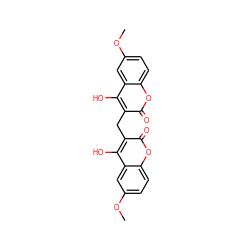 COc1ccc2oc(=O)c(Cc3c(O)c4cc(OC)ccc4oc3=O)c(O)c2c1 ZINC000045318899