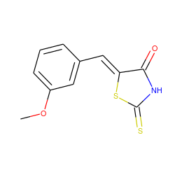 COc1cccc(/C=C2\SC(=S)NC2=O)c1 ZINC000016989176