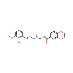 COc1cccc(/C=N/NC(=O)CNC(=O)c2ccc3c(c2)OCCO3)c1O ZINC000005501258