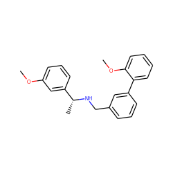 COc1cccc([C@@H](C)NCc2cccc(-c3ccccc3OC)c2)c1 ZINC000058591866