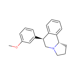 COc1cccc([C@@H]2CN3CCC[C@H]3c3ccccc32)c1 ZINC000029228562