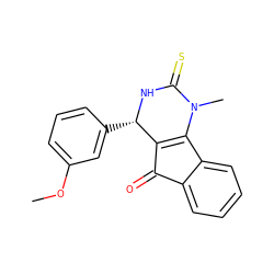 COc1cccc([C@@H]2NC(=S)N(C)C3=C2C(=O)c2ccccc23)c1 ZINC000068152225