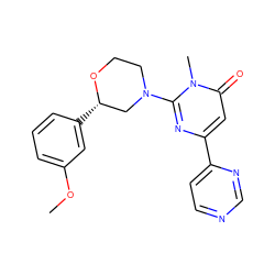 COc1cccc([C@H]2CN(c3nc(-c4ccncn4)cc(=O)n3C)CCO2)c1 ZINC000034339349