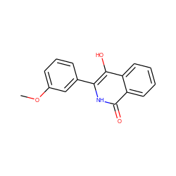 COc1cccc(-c2[nH]c(=O)c3ccccc3c2O)c1 ZINC000013817094