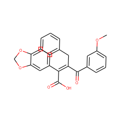 COc1cccc(C(=O)/C(Cc2ccccc2)=C(\C(=O)O)c2ccc3c(c2)OCO3)c1 ZINC000028107389