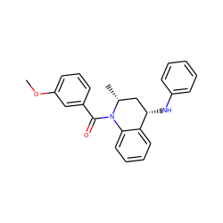 COc1cccc(C(=O)N2c3ccccc3[C@@H](Nc3ccccc3)C[C@H]2C)c1 ZINC000000828378