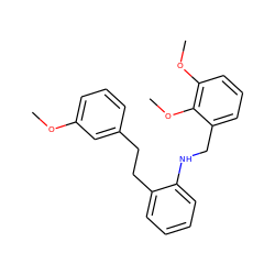 COc1cccc(CCc2ccccc2NCc2cccc(OC)c2OC)c1 ZINC000029135594