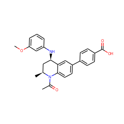 COc1cccc(N[C@@H]2C[C@H](C)N(C(C)=O)c3ccc(-c4ccc(C(=O)O)cc4)cc32)c1 ZINC000208331823