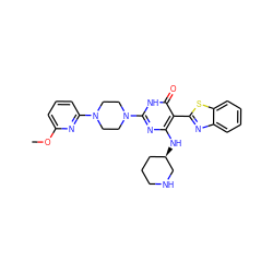 COc1cccc(N2CCN(c3nc(N[C@@H]4CCCNC4)c(-c4nc5ccccc5s4)c(=O)[nH]3)CC2)n1 ZINC001772592936