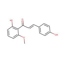 COc1cccc(O)c1C(=O)/C=C/c1ccc(O)cc1 ZINC000005211016