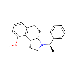 COc1cccc2c1[C@H]1CCN([C@H](C)c3ccccc3)[C@H]1CC2 ZINC000013826541