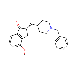 COc1cccc2c1C[C@@H](CC1CCN(Cc3ccccc3)CC1)C2=O ZINC000003814276