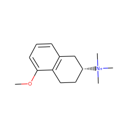 COc1cccc2c1CC[C@@H]([N+](C)(C)C)C2 ZINC001772582169