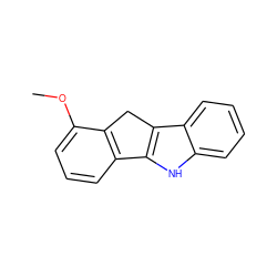 COc1cccc2c1Cc1c-2[nH]c2ccccc12 ZINC000035855511