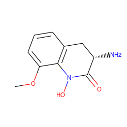 COc1cccc2c1N(O)C(=O)[C@@H](N)C2 ZINC000084655517