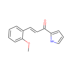 COc1ccccc1/C=C/C(=O)c1ccc[nH]1 ZINC001772608978