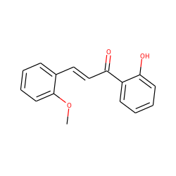 COc1ccccc1/C=C/C(=O)c1ccccc1O ZINC000004252599