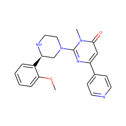 COc1ccccc1[C@@H]1CN(c2nc(-c3ccncc3)cc(=O)n2C)CCN1 ZINC000116775148