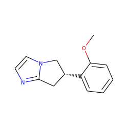 COc1ccccc1[C@@H]1Cc2nccn2C1 ZINC000040394418