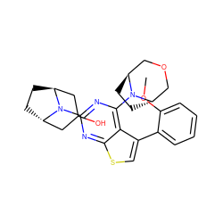 COc1ccccc1-c1csc2nc(N3[C@H]4CC[C@H]3CC(O)C4)nc(N3[C@H]4CC[C@H]3COC4)c12 ZINC000653755637