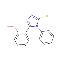 COc1ccccc1-c1nnc(S)n1-c1ccccc1 ZINC000000550070