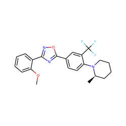 COc1ccccc1-c1noc(-c2ccc(N3CCCC[C@H]3C)c(C(F)(F)F)c2)n1 ZINC000059226185