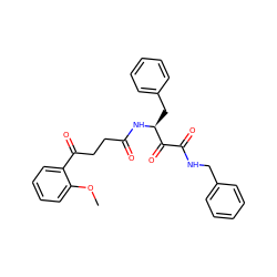 COc1ccccc1C(=O)CCC(=O)N[C@@H](Cc1ccccc1)C(=O)C(=O)NCc1ccccc1 ZINC000040860956