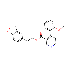 COc1ccccc1C1=C(C(=O)OCCc2ccc3c(c2)CCO3)CN(C)CC1 ZINC000095594202