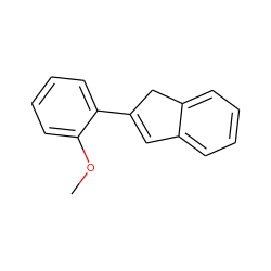 COc1ccccc1C1=Cc2ccccc2C1 ZINC000028651126