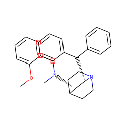 COc1ccccc1CN(C)[C@H]1C2CCN(CC2)[C@H]1C(c1ccccc1)c1ccccc1 ZINC000022935645