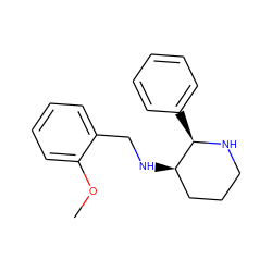 COc1ccccc1CN[C@@H]1CCCN[C@@H]1c1ccccc1 ZINC000022933029