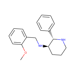 COc1ccccc1CN[C@@H]1CCCN[C@H]1c1ccccc1 ZINC000019360857