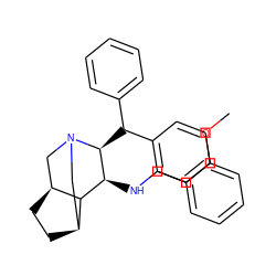 COc1ccccc1CN[C@H]1C2[C@H]3CC[C@H]2CN(C3)[C@H]1C(c1ccccc1)c1ccccc1 ZINC000147331950