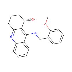 COc1ccccc1CNc1c2c(nc3ccccc13)CCC[C@@H]2O ZINC000014946499