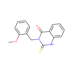 COc1ccccc1Cn1c(=S)[nH]c2ccccc2c1=O ZINC000100071884