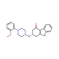 COc1ccccc1N1CCN(C[C@@H]2CC(=O)c3c([nH]c4ccccc34)C2)CC1 ZINC000013471717