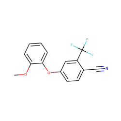 COc1ccccc1Oc1ccc(C#N)c(C(F)(F)F)c1 ZINC000034619697