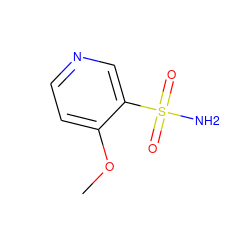 COc1ccncc1S(N)(=O)=O ZINC000049803370