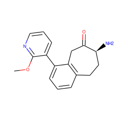 COc1ncccc1-c1cccc2c1CC(=O)[C@@H](N)CC2 ZINC000473085514