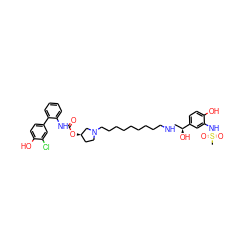 CS(=O)(=O)Nc1cc([C@@H](O)CNCCCCCCCCCN2CC[C@@H](OC(=O)Nc3ccccc3-c3ccc(O)c(Cl)c3)C2)ccc1O ZINC000169323326