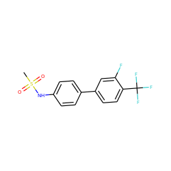 CS(=O)(=O)Nc1ccc(-c2ccc(C(F)(F)F)c(F)c2)cc1 ZINC000036377547