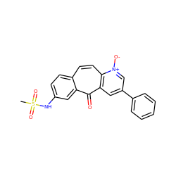 CS(=O)(=O)Nc1ccc2ccc3c(cc(-c4ccccc4)c[n+]3[O-])c(=O)c2c1 ZINC000101425496