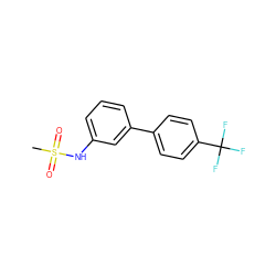 CS(=O)(=O)Nc1cccc(-c2ccc(C(F)(F)F)cc2)c1 ZINC000028711872