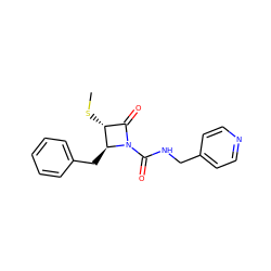 CS[C@@H]1C(=O)N(C(=O)NCc2ccncc2)[C@H]1Cc1ccccc1 ZINC000013780489