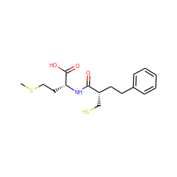 CSCC[C@@H](NC(=O)[C@@H](CS)CCc1ccccc1)C(=O)O ZINC000026494900