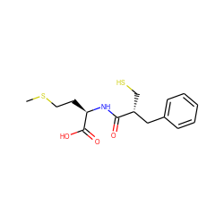 CSCC[C@@H](NC(=O)[C@H](CS)Cc1ccccc1)C(=O)O ZINC000026479183